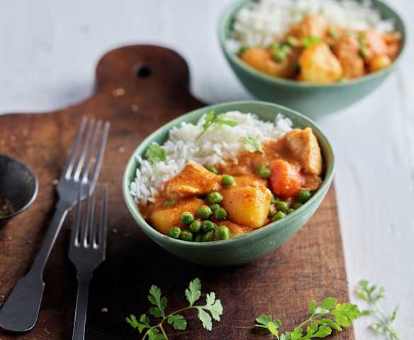 Quick Thai Chicken Curry with Basmati Rice