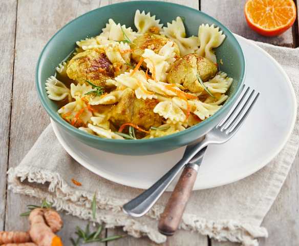 Sauté de porc à la mandarine et au curcuma