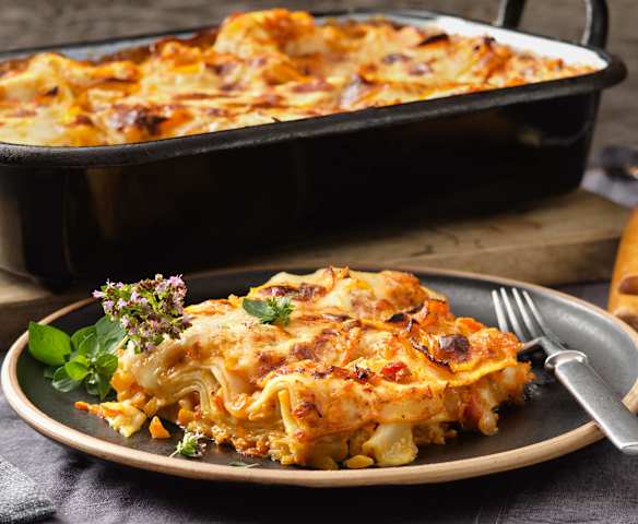 Kürbis-Lasagne