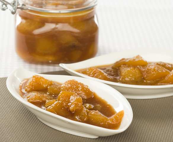 Chutney de pera y jengibre