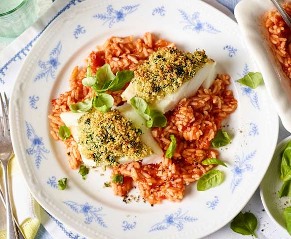 Schlemmerfilet mit Tomatenreis