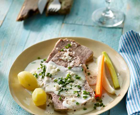 Meerrettichfleisch mit Sylter Kartoffeln