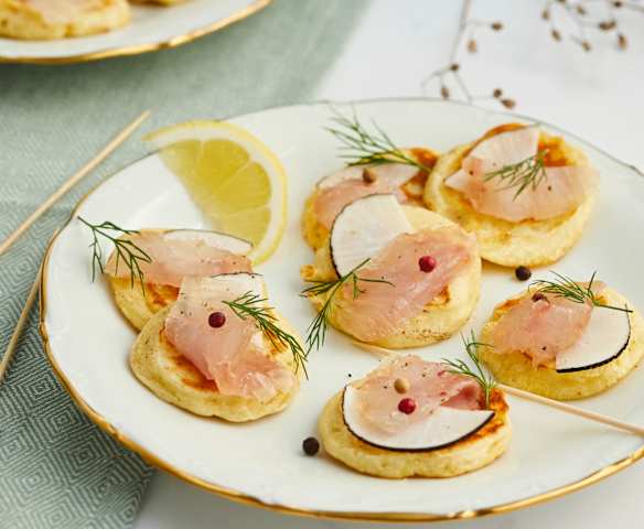 Gravlax de dorade au combava et gingembre