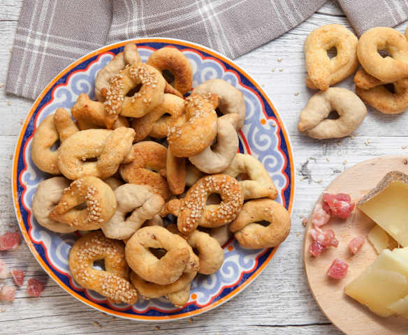 Tris di taralli al profumo di Sardegna Tris di taralli al profumo di Sardegna