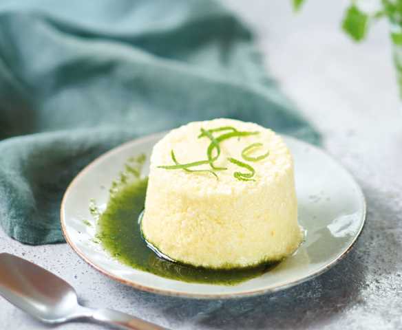 Parfait glacé citron vert et coriandre