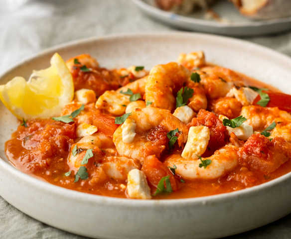 Prawn Saganaki