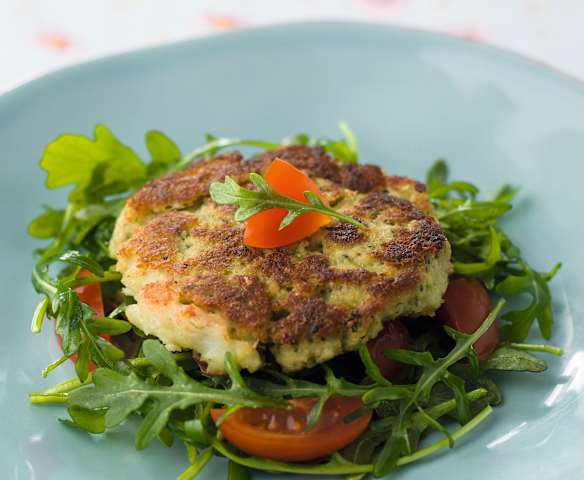 Hambúrguer de bacalhau