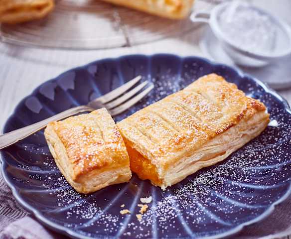 Apfel-Pudding-Taschen