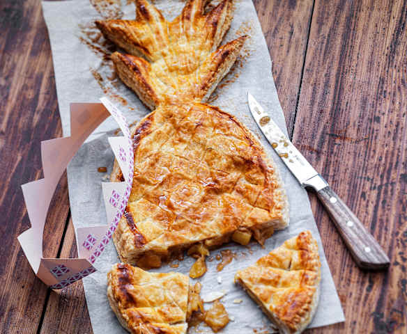 Galette des rois ananas-caramel au beurre salé