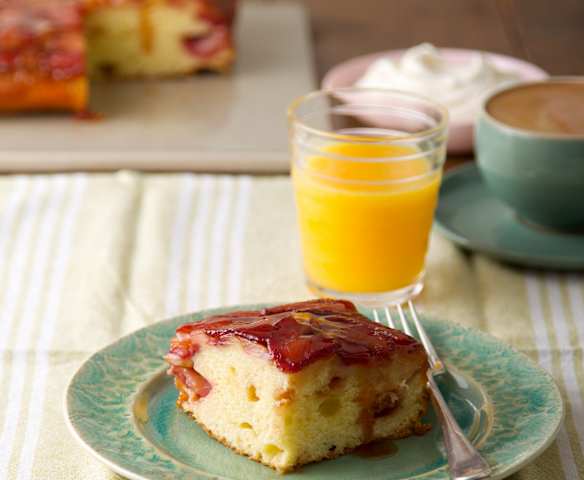 Strawberry Olive Oil Cake