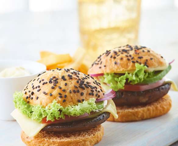 Hamburguesa de portobello