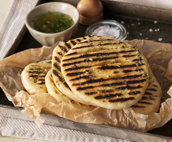 Pains au beurre d'herbes