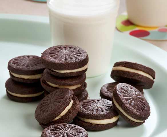 Schokoladen-Sandwich-Kekse