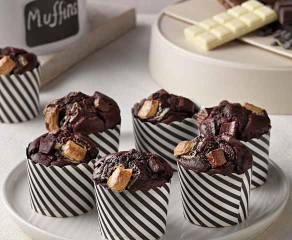 三倍巧克力麦芬蛋糕