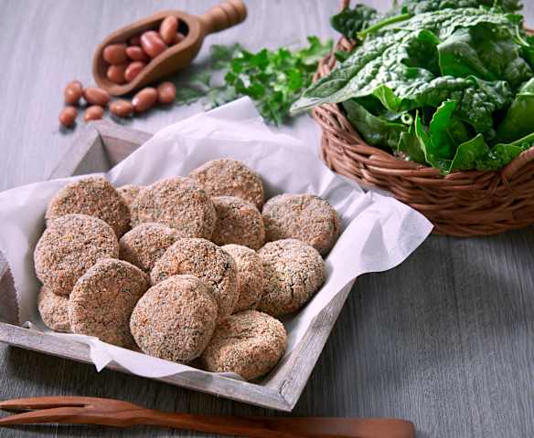 Crocchette di fagioli e spinaci (vegan)