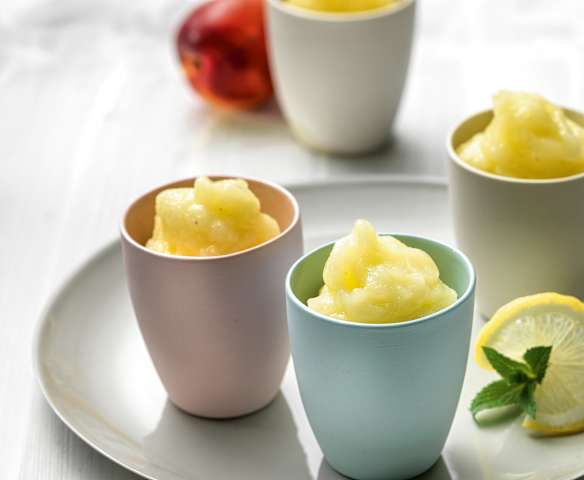 Sorvete rápido de fruta