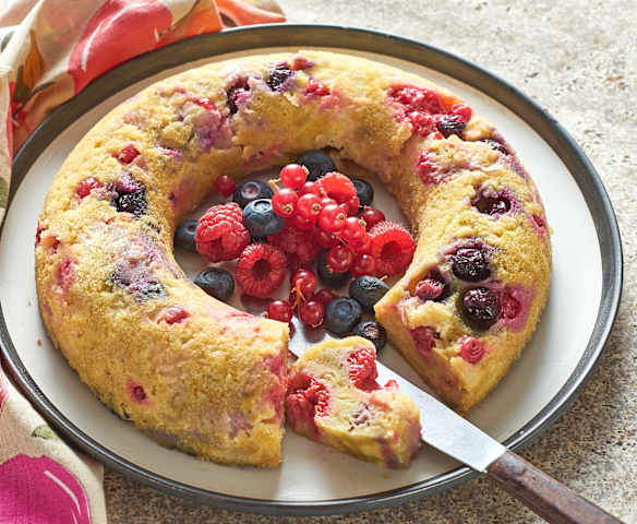 Clafoutis vapeur pomme-fruits rouges Clafoutis vapeur pomme-fruits rouges