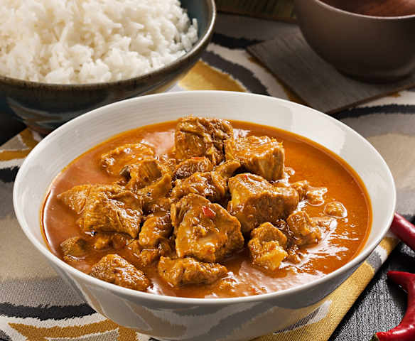 Estofado de cordero con leche de coco (Rendang) - Malasia