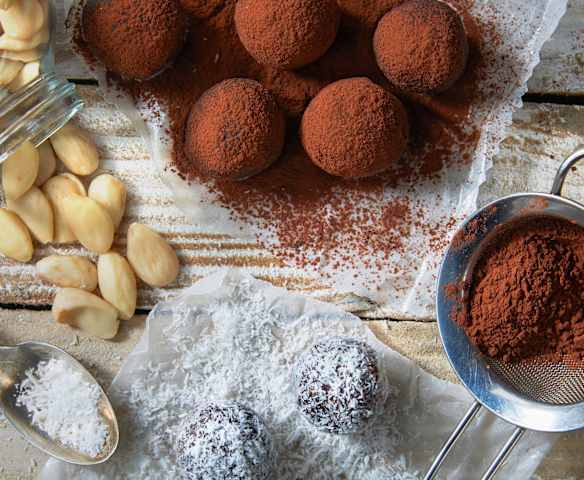 Tartufini alle mandorle (vegan)