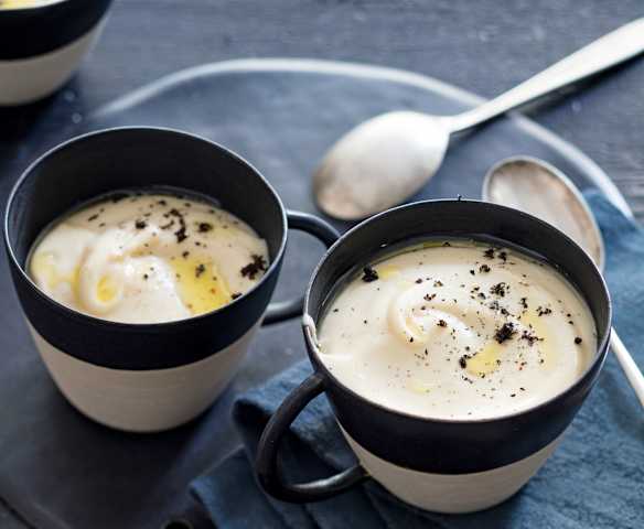 Velouté de panais et cerfeuil tubéreux