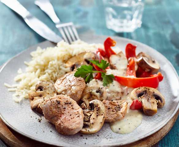 Schweinefilet mit Senfsauce