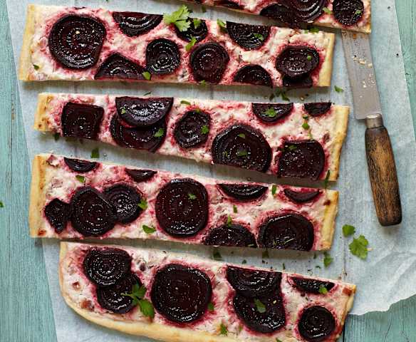 Pizza à la betterave