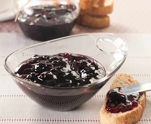 Mermelada ligera de cereza y fresa