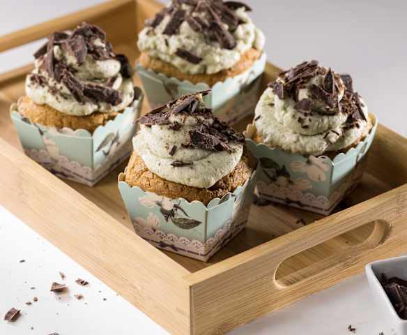 Cupcake al tè verde