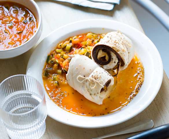 Involtini de poulet aux légumes du soleil