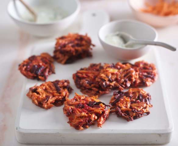 Gemüse-Puffer vom Blech