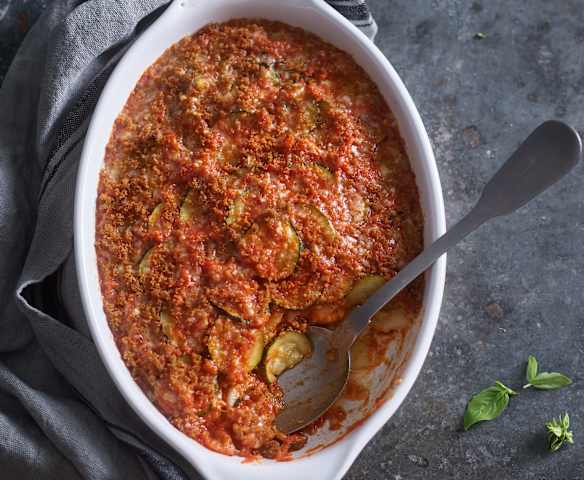 Courgette and Potato Parmigiana