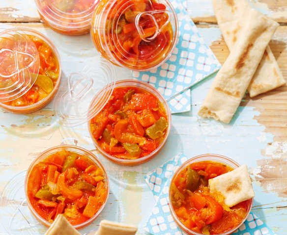 Salade de poivrons confits à la tunisienne
