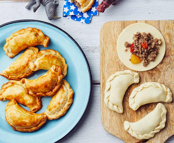 Empanadas au bœuf et aux poivrons