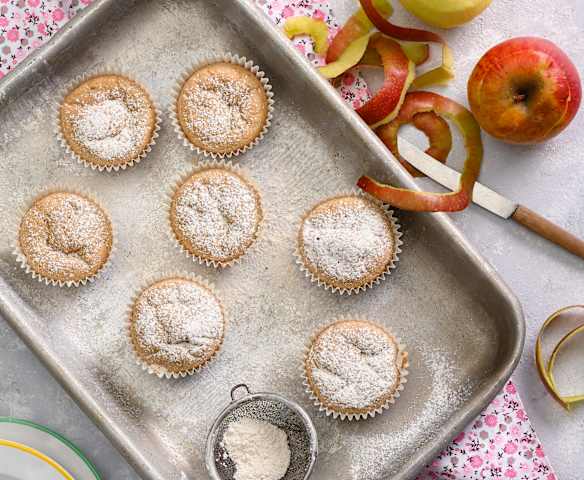Muffin con ritagli di mela Muffin con ritagli di mela