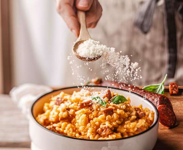 Risotto au chorizo