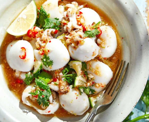 菠萝酱泰式墨鱼仔