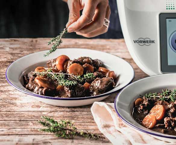 Bœuf bourguignon (mode cuisson lente)