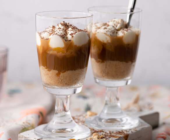 Torta Pescoffee in tazza