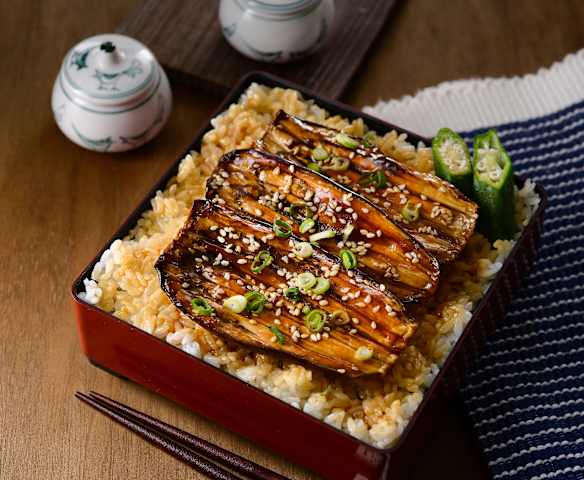 茄子蒲燒丼