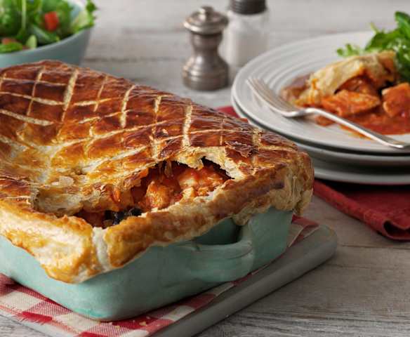 Tarte au poulet méditerranéenne