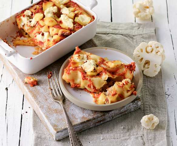 Karfiol-Salsiccia-Cannelloni