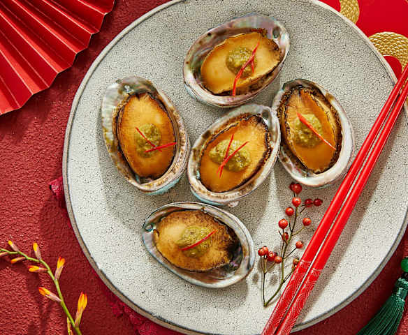 低温慢煮鲍鱼配烧椒酱 低温慢煮鲍鱼配烧椒酱
