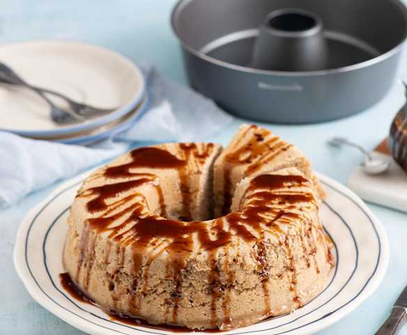 Ciasto bananowe z Varomy z polewą toffi