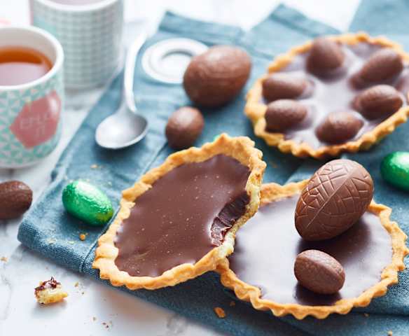 Tartelette au chocolat praliné