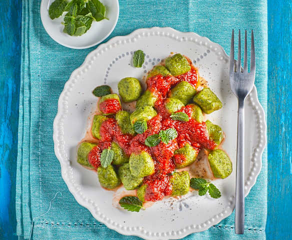 Gnocchetti verdi al profumo di menta