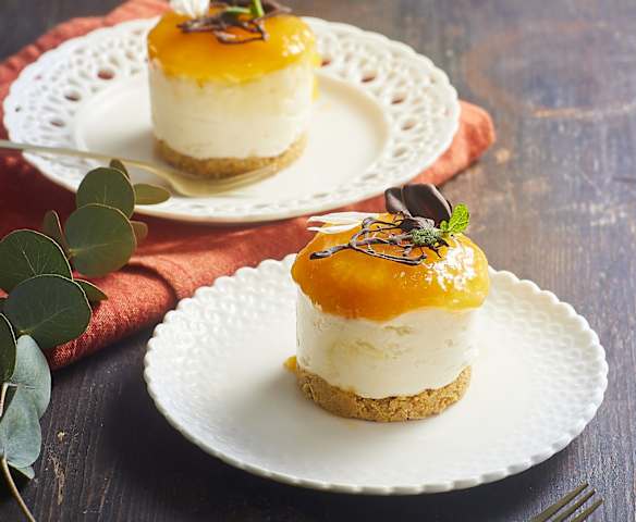 Mini mousse alle pesche