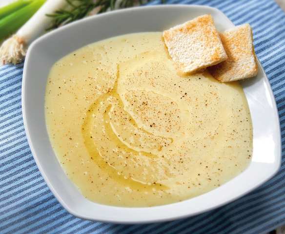 Vellutata di patate e robiola