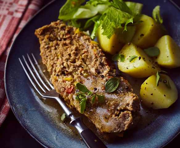 Hackfleisch-Bratwurst-Pastete