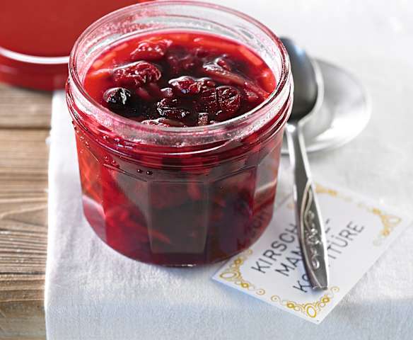 Kirsch-Mandel-Konfitüre