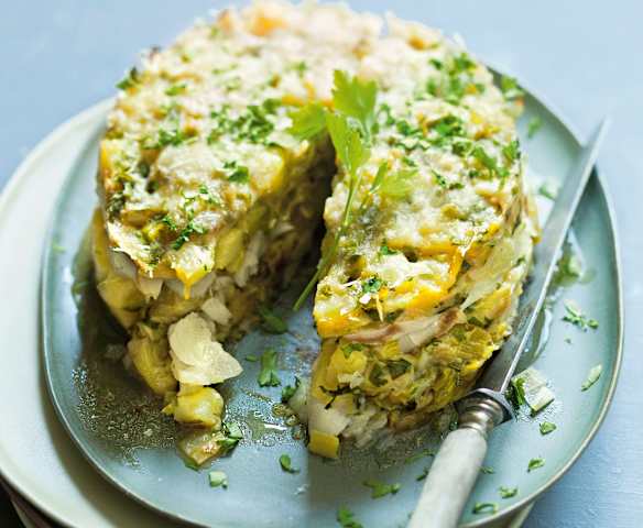 Brandade de cabillaud et poireau